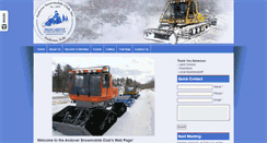 Desktop Screenshot of andoversnowmobileclub.com